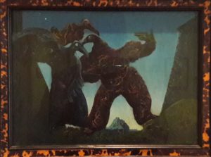 Max Ernst: Somnambuliczni nurkowie albo Barbarzyńcy maszerują na Zachód